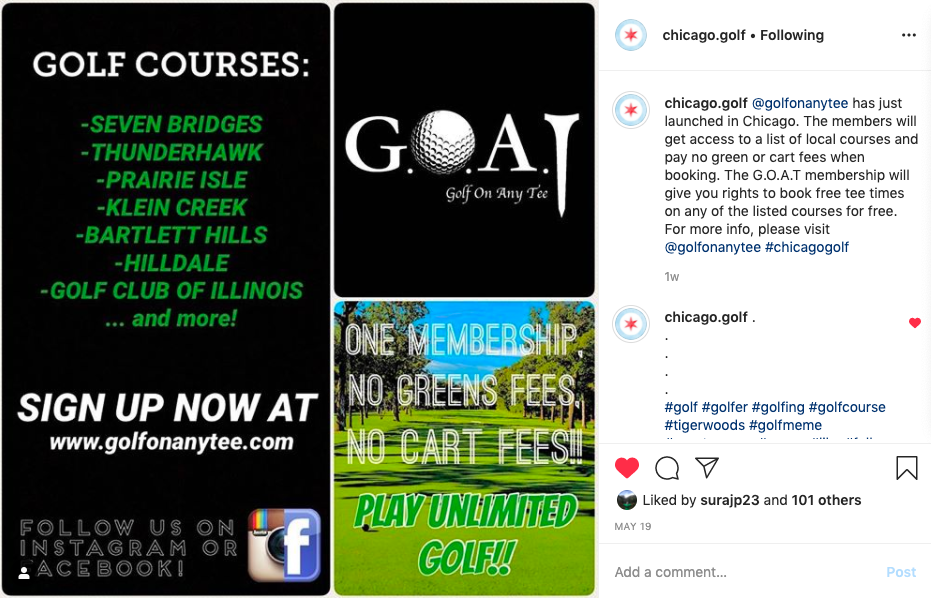 Golf_On_Any_Tee Endorsed by Chicago Golf